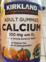 Mängden socker i Calcium Adult Gummies