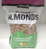 Mängden socker i Dry roasted almonds