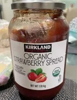 Mängden socker i Organic strawberry spread