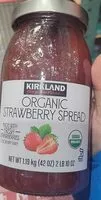 Mängden socker i Organic strawberry spread