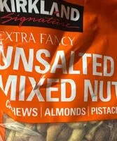 Mängden socker i Unsalted Mixed Nuts