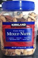 Mängden socker i Extra fancy mixed nuts