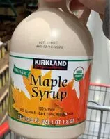 Mängden socker i Organic maple syrup