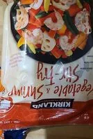 Mängden socker i Kirkland vegetable and shrimp stir fry