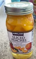 Mängden socker i Sliced peaches