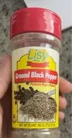 Mängden socker i Ground black pepper