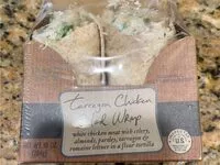 Mängden socker i Tarragon chicken salad wrap