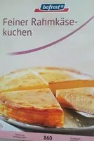 Mängden socker i Feiner Rahmkäsekuchen