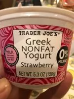 Mängden socker i Greek non fat Yogurt Strawberry