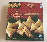 Mängden socker i Chicken tikka samosas