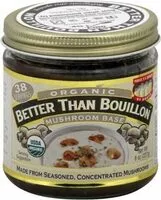 Mängden socker i Better than bouillon, organic mushroom base