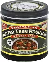 Mängden socker i Batter than bouillon vegetarian no beef base
