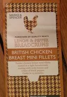 Mängden socker i Lemon & pepper breadcrumbles British Chicken Breast Mini Fillets