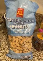 Mängden socker i Roasted peanuts