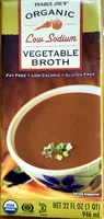 Mängden socker i Organic Low Sodium vegetable broth