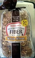 Mängden socker i 100% Whole Grain Fiber Bread