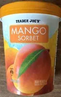 Mängden socker i Mango sorbet