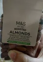 Mängden socker i Roasted Almonds