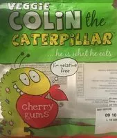 Mängden socker i Colin the Caterpillar - Cherry Flavour Gums