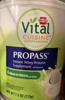 Mängden socker i Propass Instant Whey Protein Supplement