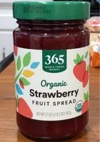 Mängden socker i Organic Strawberry Fruit Spread