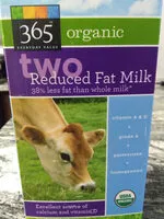 Mängden socker i Organic reduced fat milk