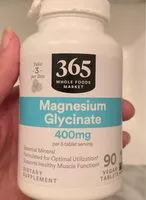 Mängden socker i Magnesium Glycinate