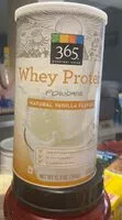 Mängden socker i Whey Protein Powder: Natural Vanilla Flavor