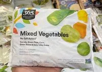 Mängden socker i Mixed Vegetables