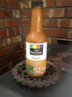 Mängden socker i Organic peanut sauce