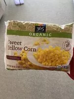 Mängden socker i Organic sweet yellow corn