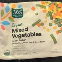 Mängden socker i Organic Mixed Vegetables