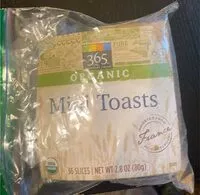 Mängden socker i Mini toasts