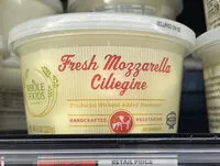 Mängden socker i Fresh Mozzarella Ciliegine