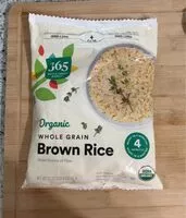 Mängden socker i Organic Whole Grain Brown Rice