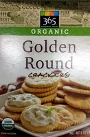 Mängden socker i Golden round crackers, golden round