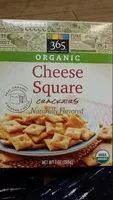 Mängden socker i Organic cheese square crackers