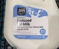 Mängden socker i Grade A Reduced Fat Milk
