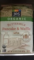 Mängden socker i Whole wheat buttermilk pancake & waffle mix, whole wheat buttermilk