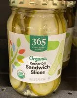 Mängden socker i Organic Kosher Sandwich Slices