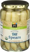 Mängden socker i Organic dill spears