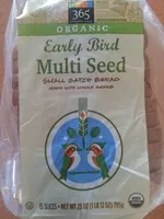 Mängden socker i Organic early bird multi seed bread slices