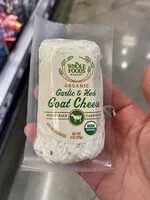 Mängden socker i Organic garlic & herb goat cheese