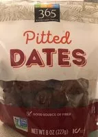 Mängden socker i Pitted dates
