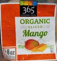 Mängden socker i Organic mango