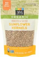 Mängden socker i Organic sunflower kernels