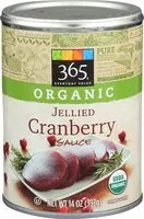 Mängden socker i Organic cranberry sauce