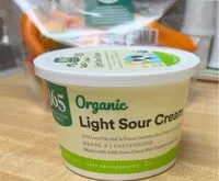 Mängden socker i Organic Low Fat Cream, Sour