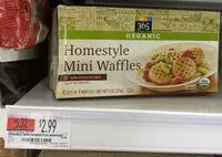 Mängden socker i 365 everyday value, organic homestyle mini waffles