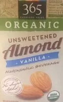 Mängden socker i Organic almond vainilla